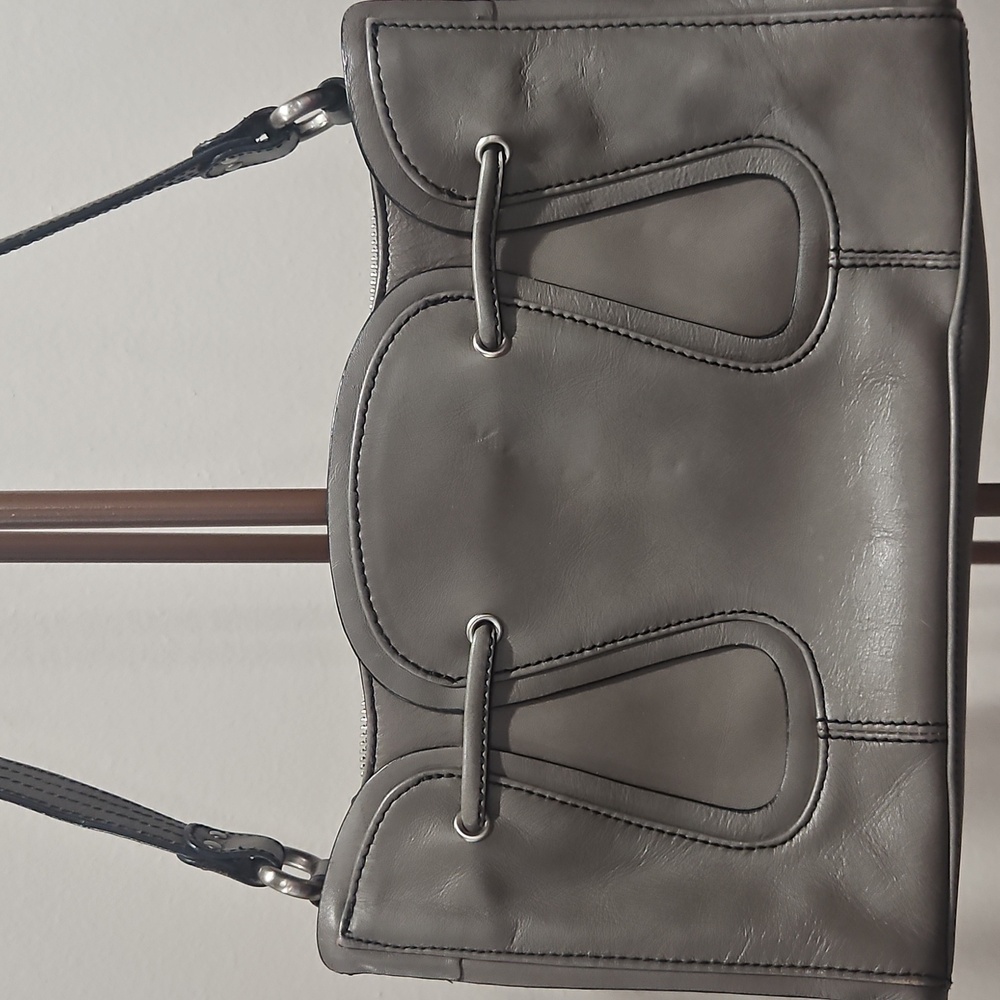 Etienne Gray/ brown purse.